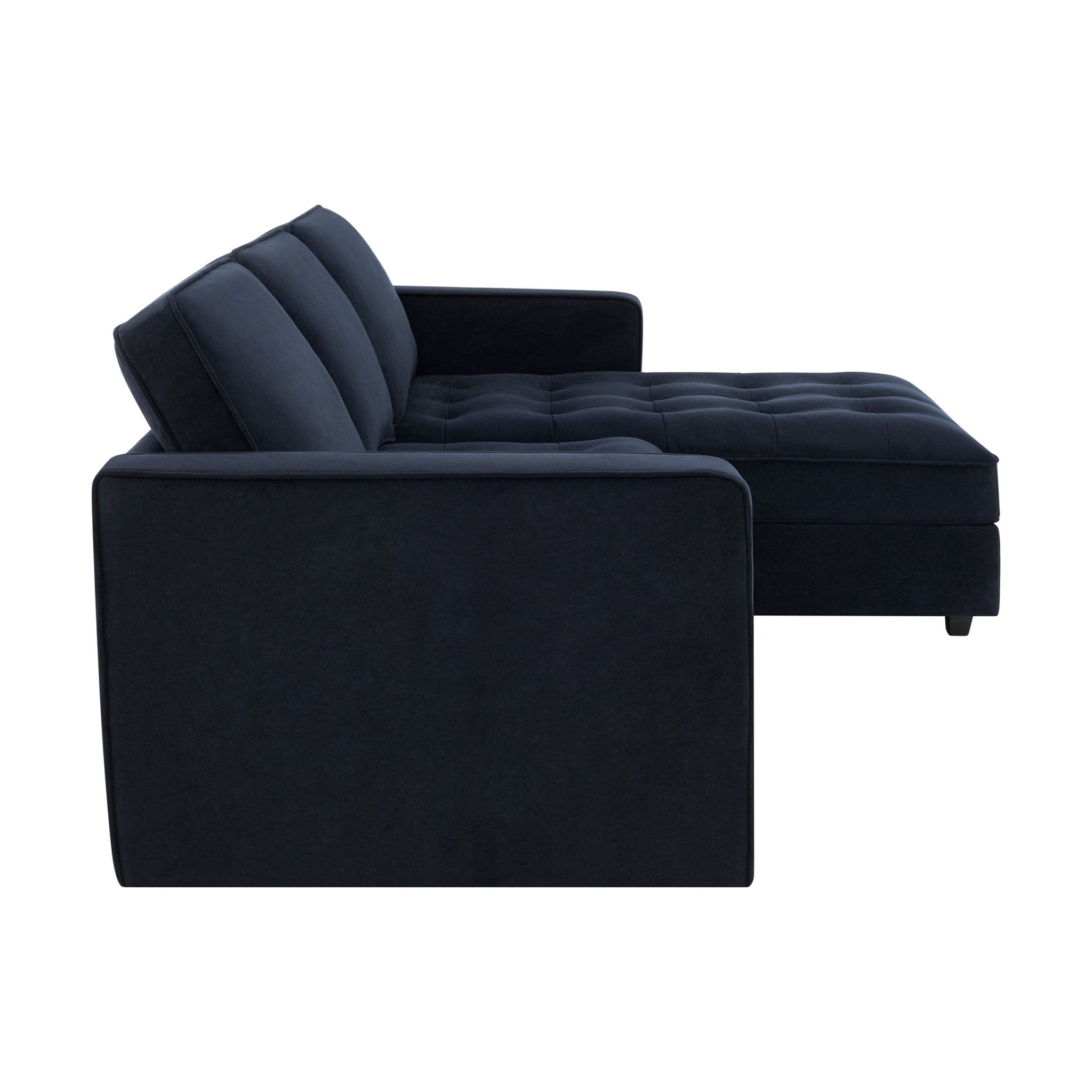 Sloane Right Hand Storage Chaise - Midnight