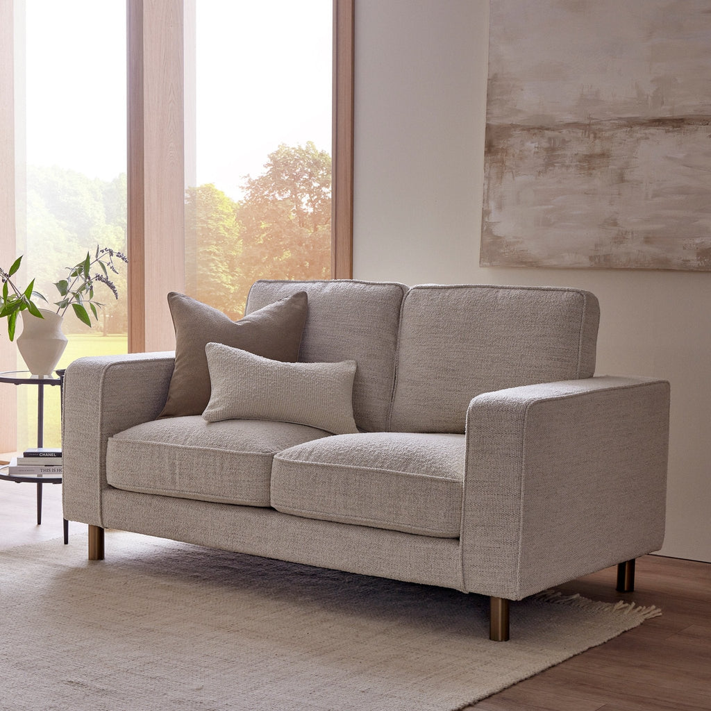 Soho Bouclé 2 Seater Sofa - Ivory