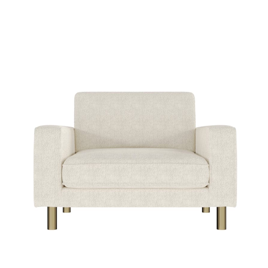Soho Bouclé Loveseat - Ivory