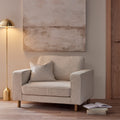 Soho Bouclé Loveseat - Ivory