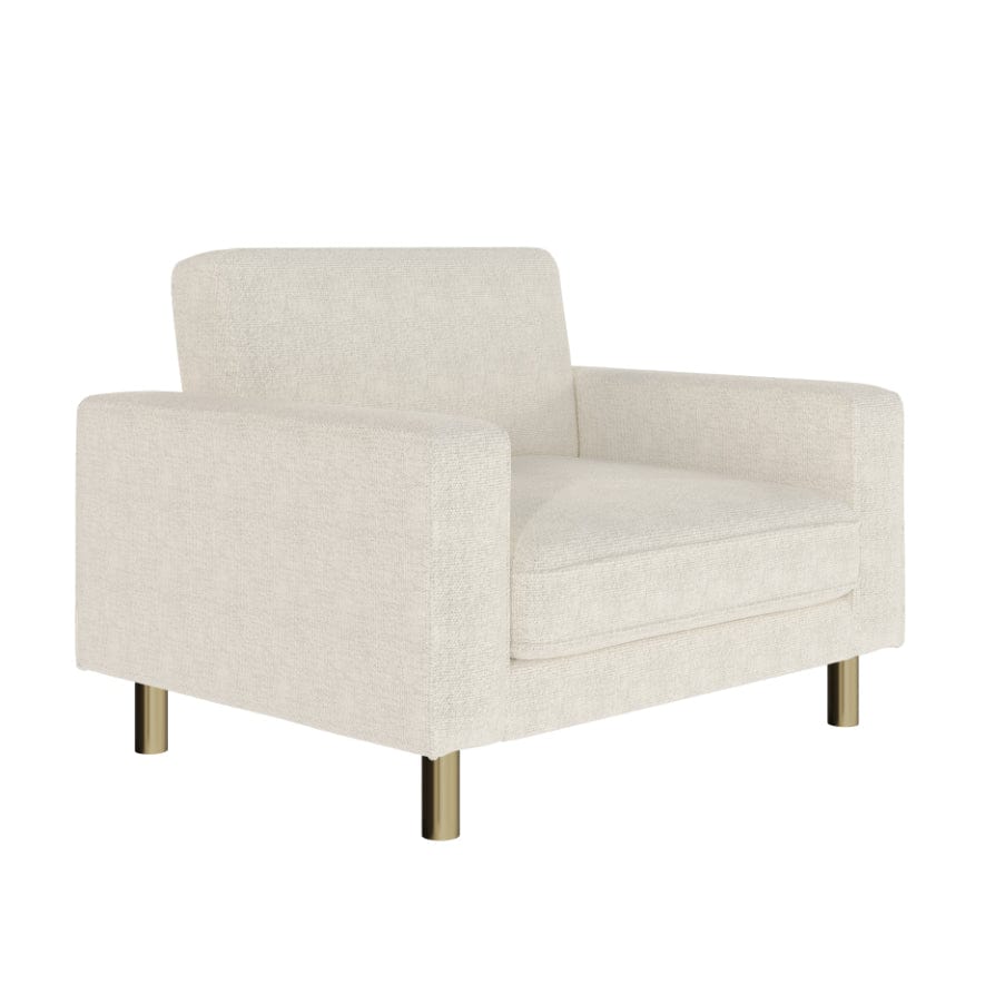 Soho Bouclé Loveseat - Ivory