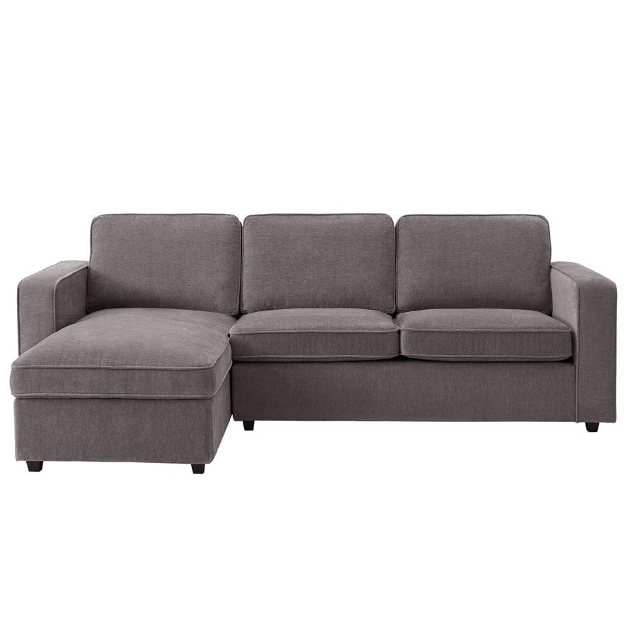 Soho Left Hand Storage Chaise Sofa - Grey