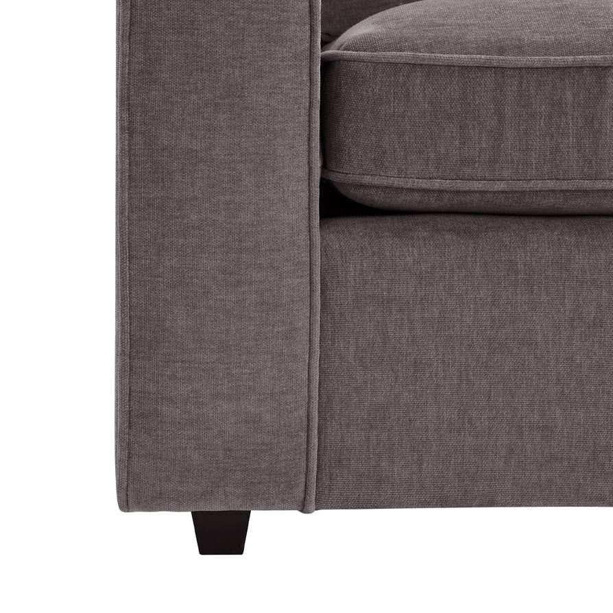 Soho Left Hand Storage Chaise Sofa - Grey