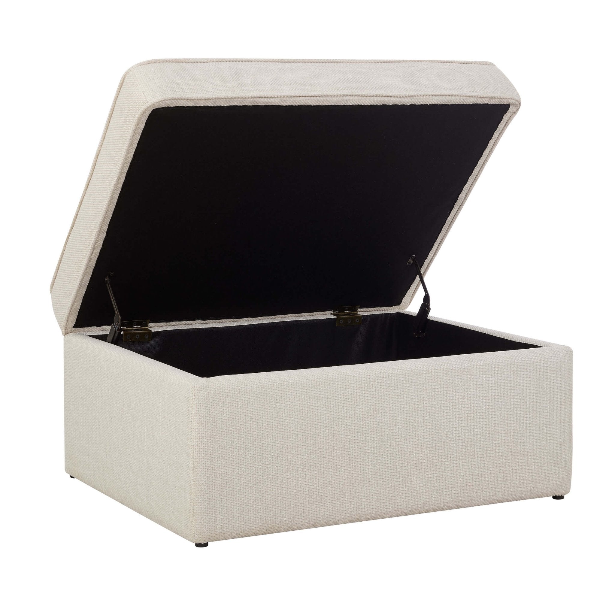 Soho Ottoman Storage Pouffe - Beige