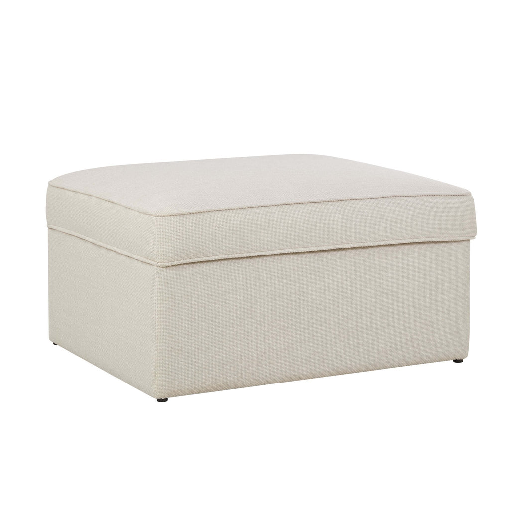 Soho Ottoman Storage Pouffe - Beige