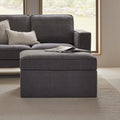Soho Ottoman Storage Pouffe - Grey