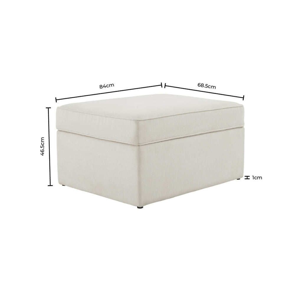 Soho Ottoman Storage Pouffe - Dark Olive