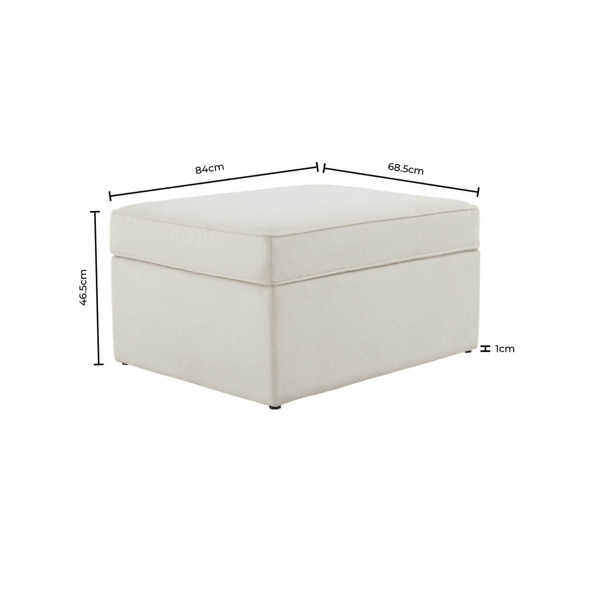Soho Ottoman Storage Pouffe - Dark Olive