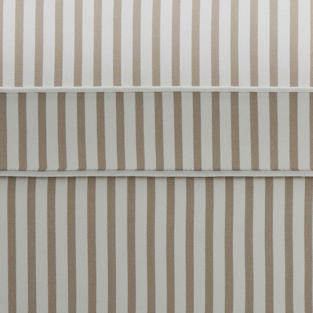 Soho Ottoman Storage Pouffe - Sand Stripe