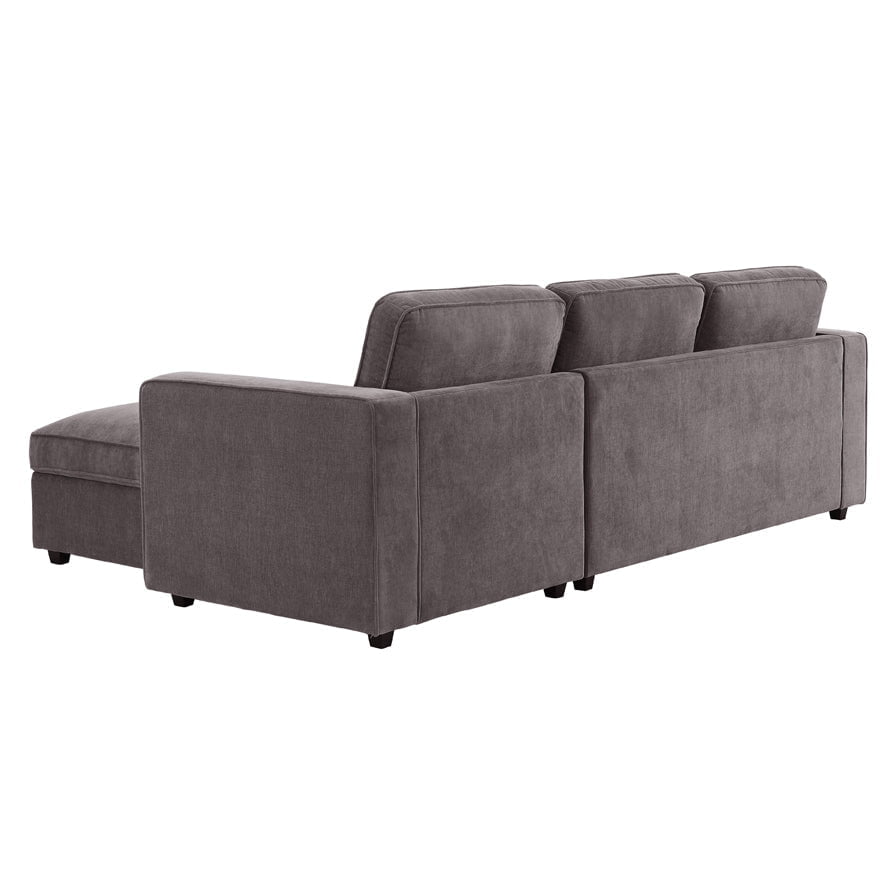 Soho Right Hand Storage Chaise Sofa - Grey