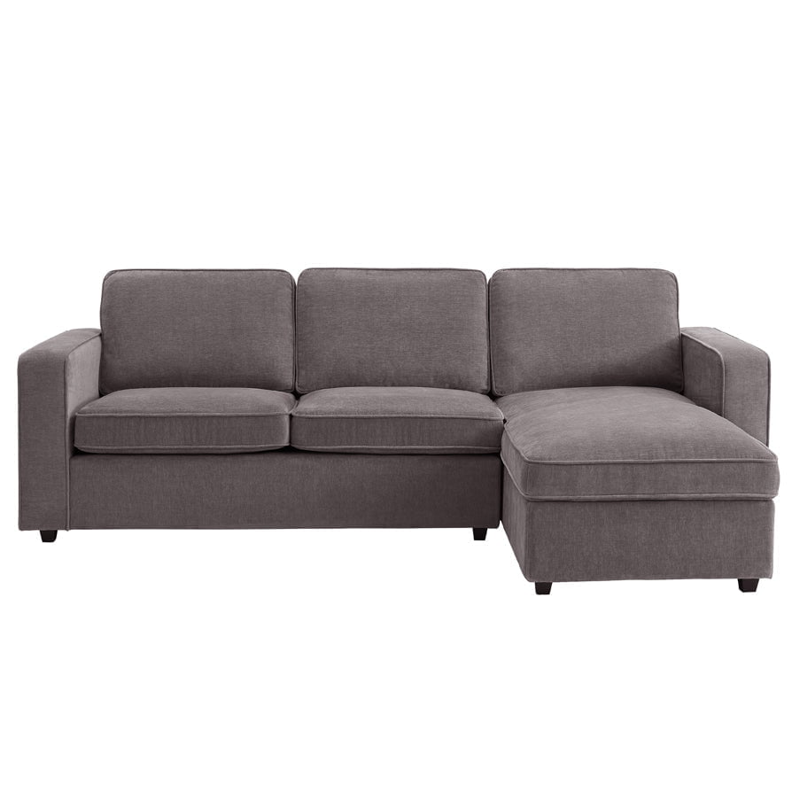 Soho Right Hand Storage Chaise Sofa - Grey