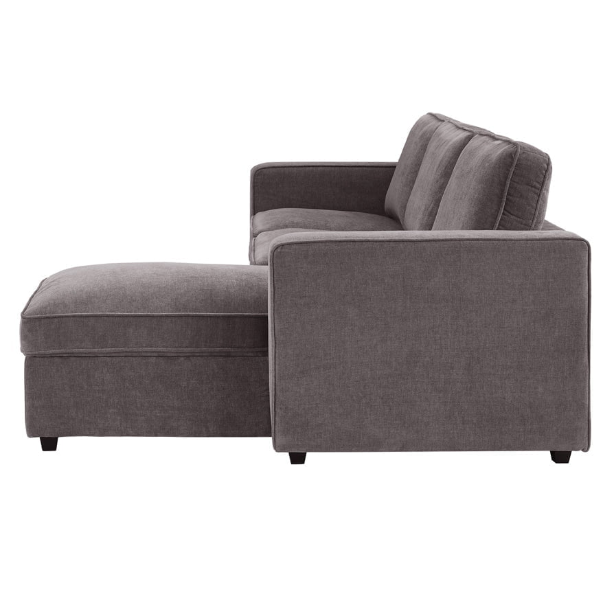 Soho Right Hand Storage Chaise Sofa - Grey