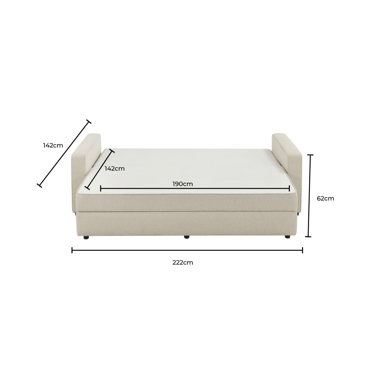 Soho Sofa Bed - Dark Olive