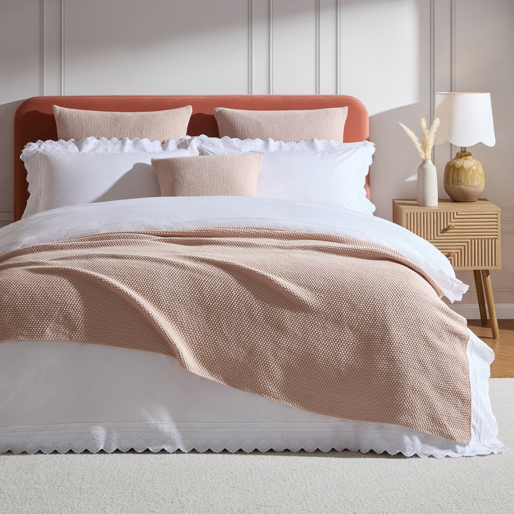 Ascot Ottoman Storage Bed - Apricot