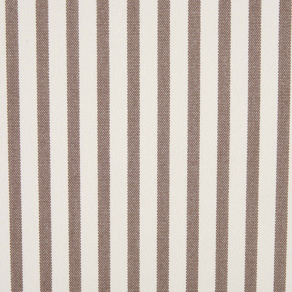 Stockton Round Storage Pouffe - Chocolate Stripe