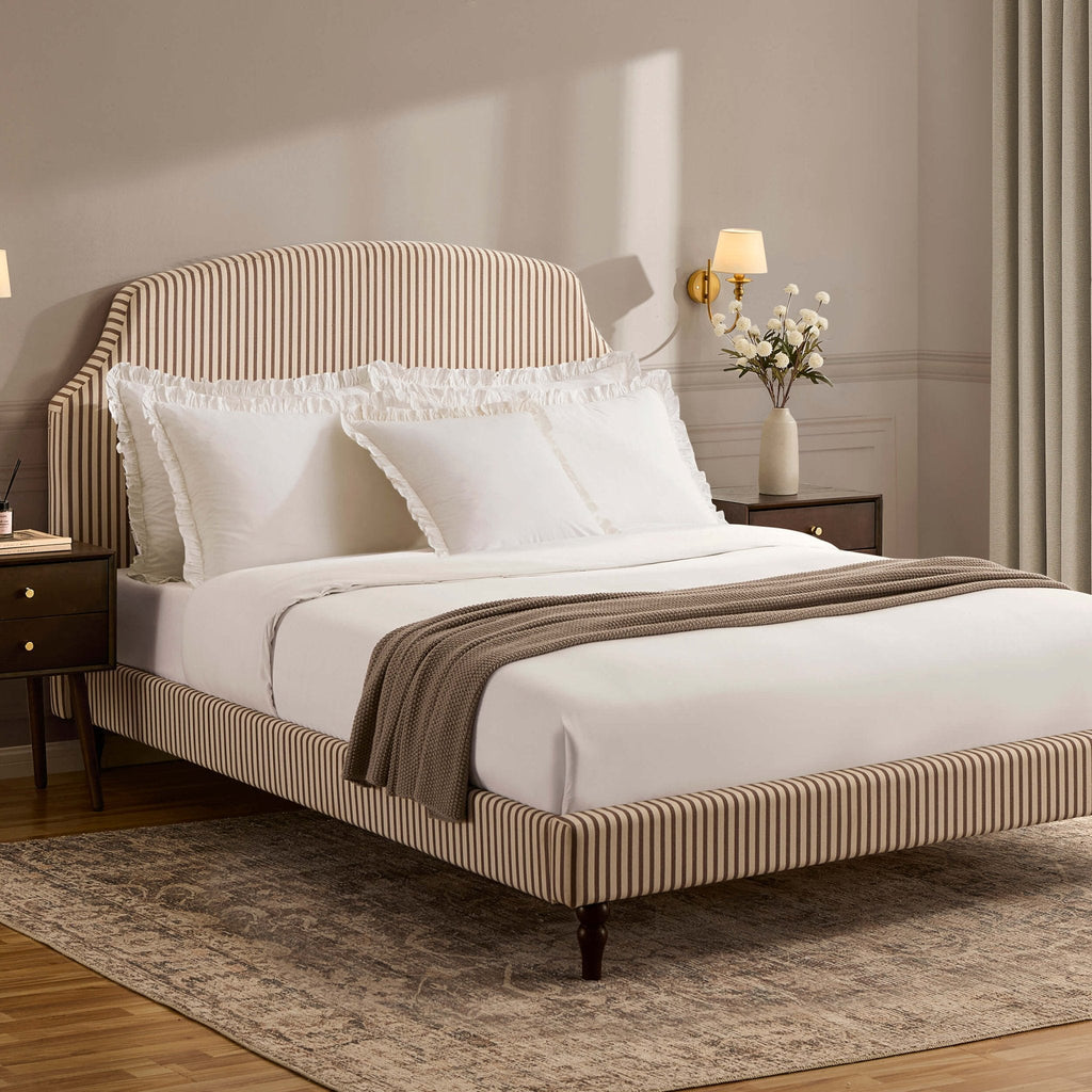 Surrey Bed Frame - Chocolate Stripe