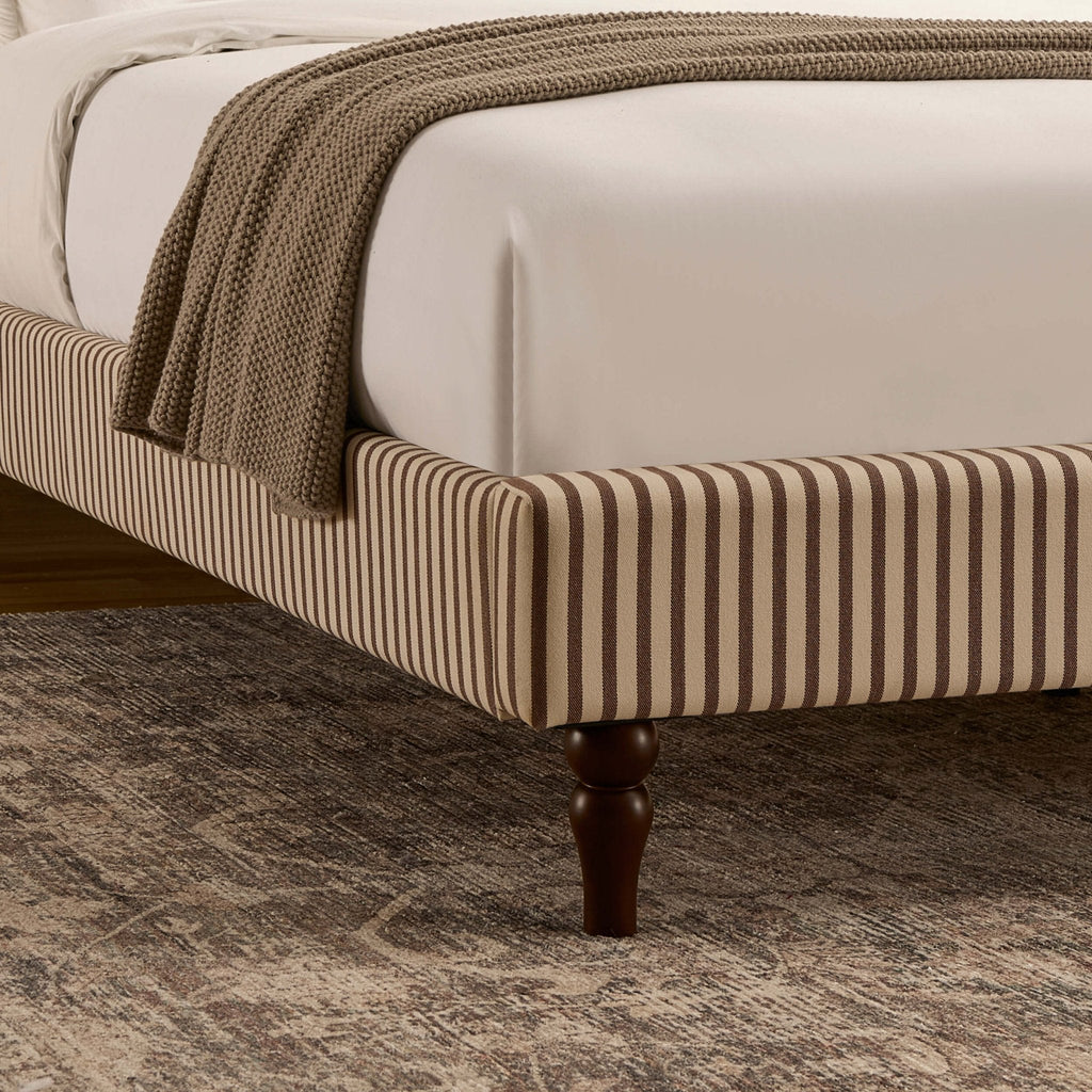 Surrey Bed Frame - Chocolate Stripe
