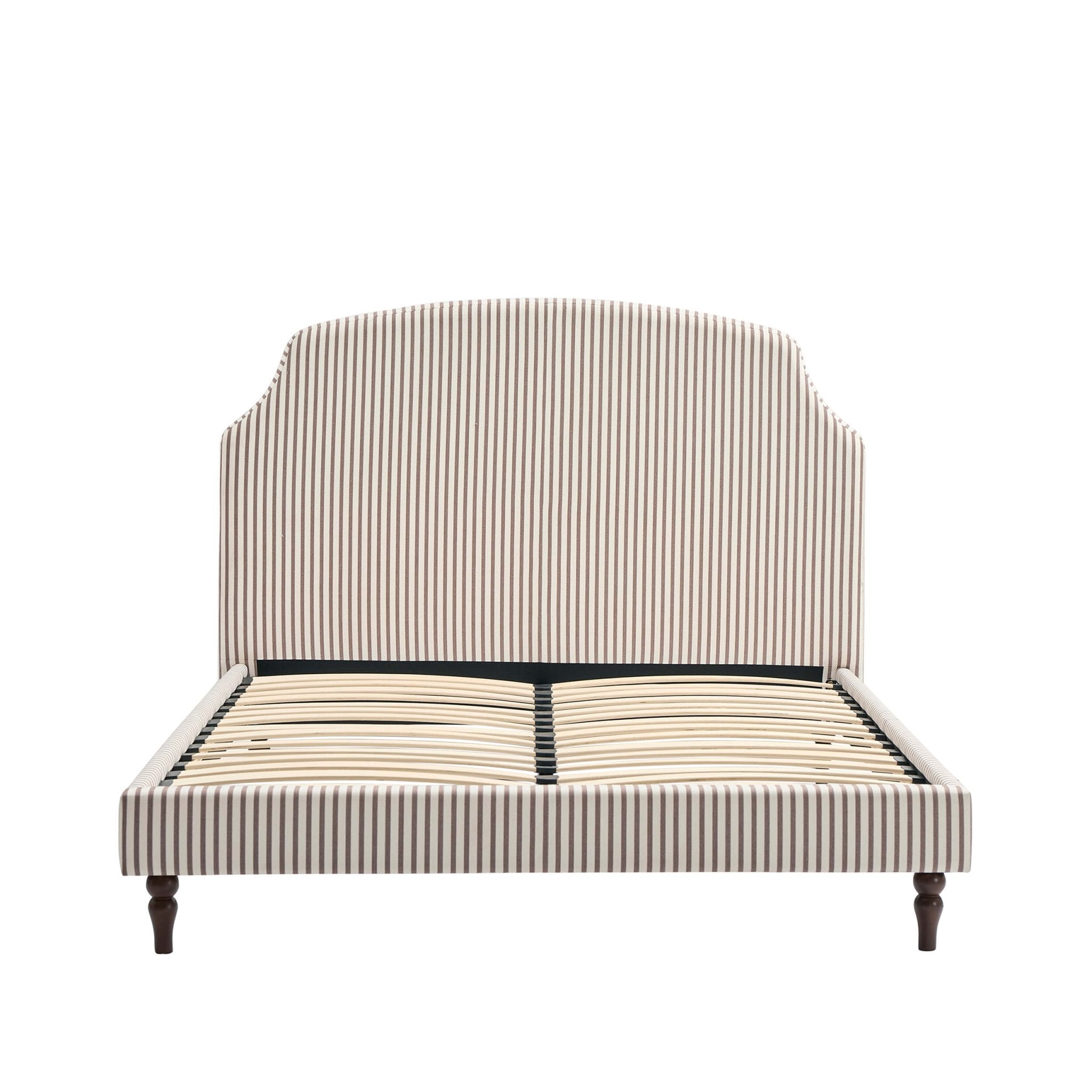 Surrey Bed Frame - Chocolate Stripe