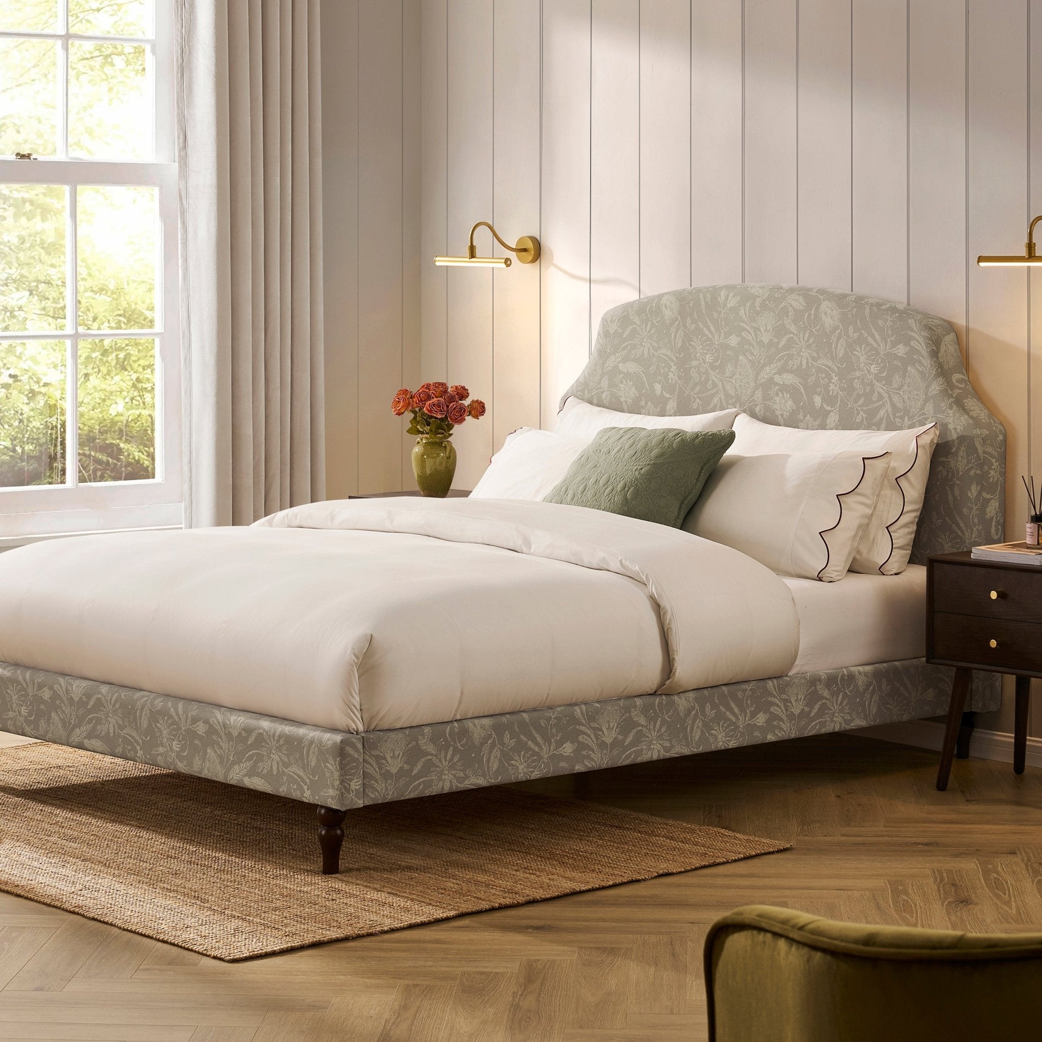 Surrey Bed Frame - Floral