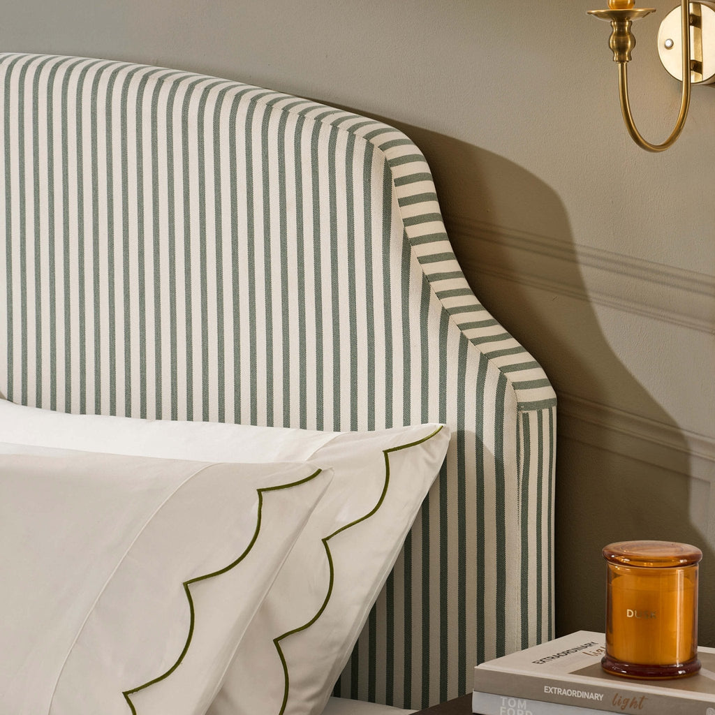 Surrey Bed Frame - Sage Stripe