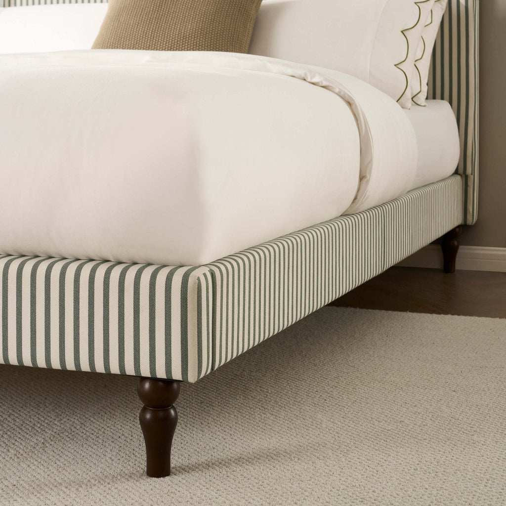 Surrey Bed Frame - Sage Stripe