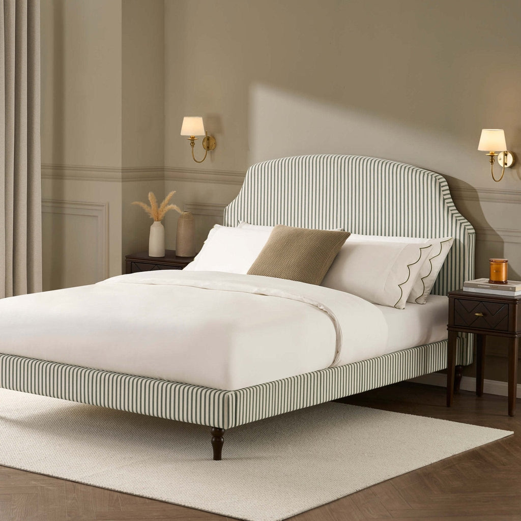 Surrey Bed Frame - Sage Stripe