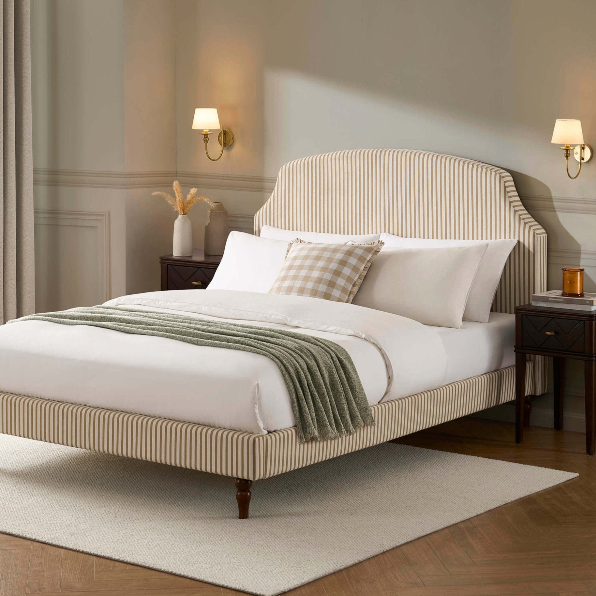 Surrey Bed Frame - Sand Stripe