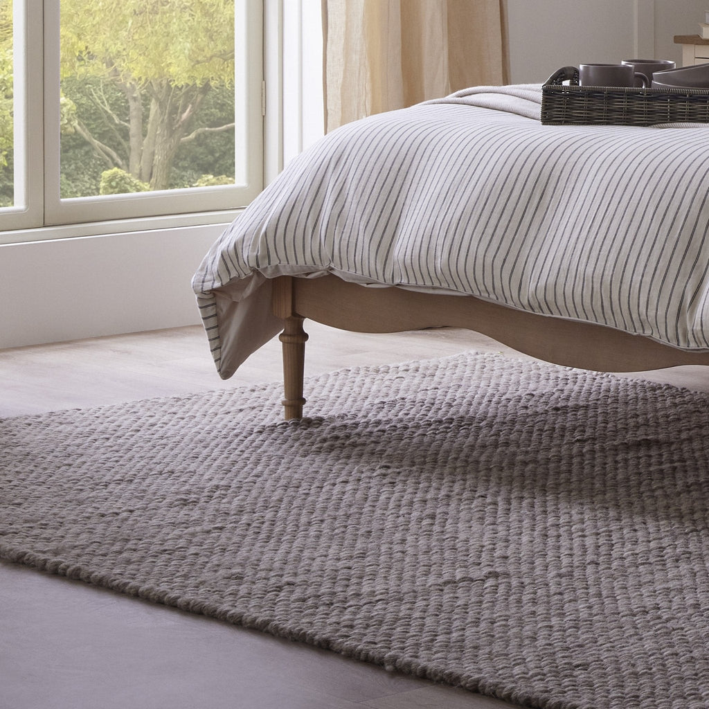 Theo Handwoven Wool Rug - Taupe