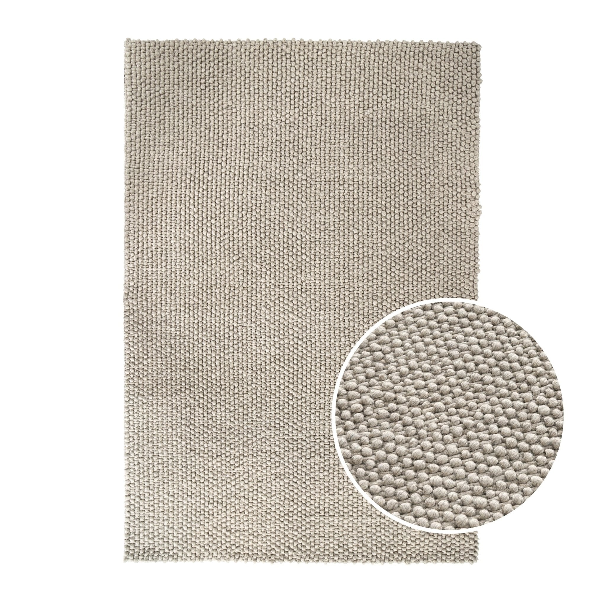 Theo Handwoven Wool Rug - Taupe