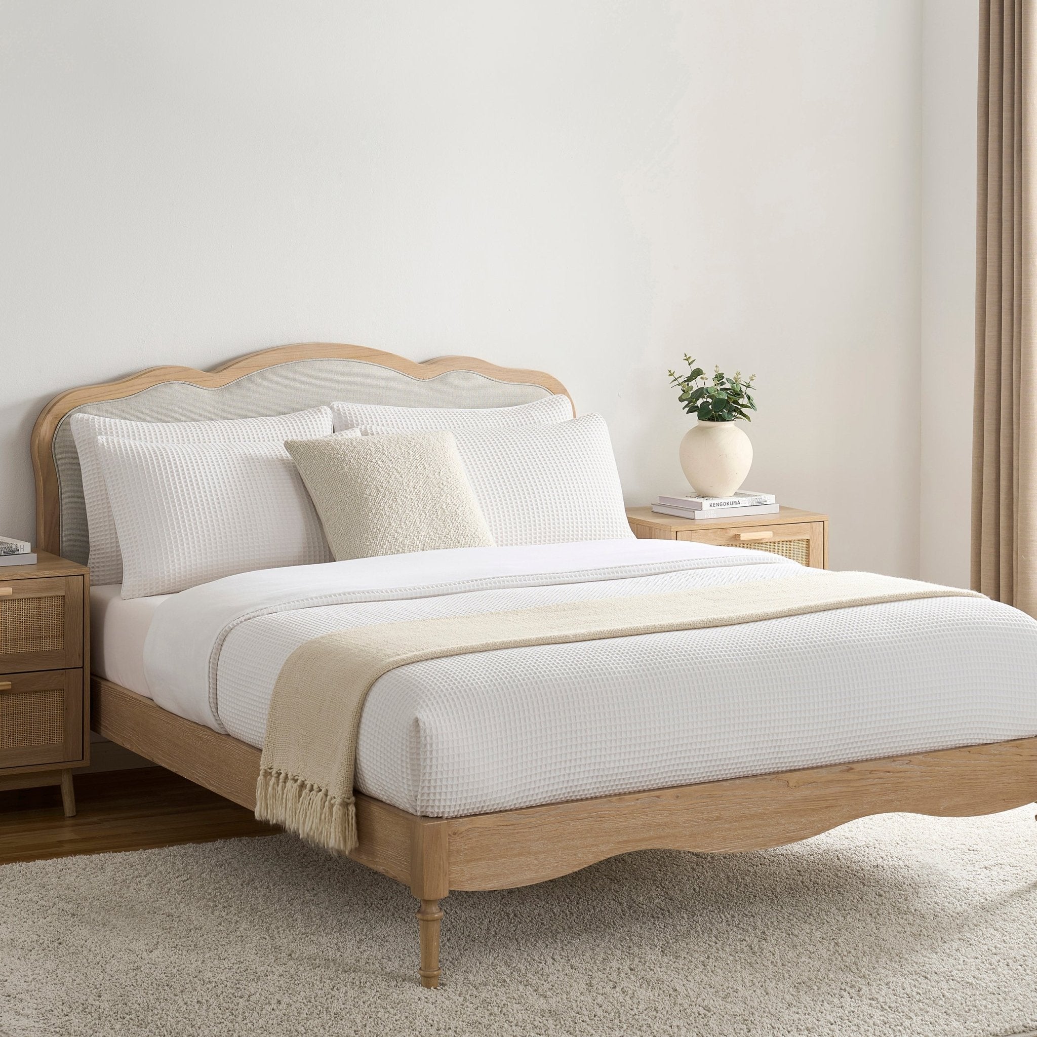 Versailles Bed Frame - Natural Stripe