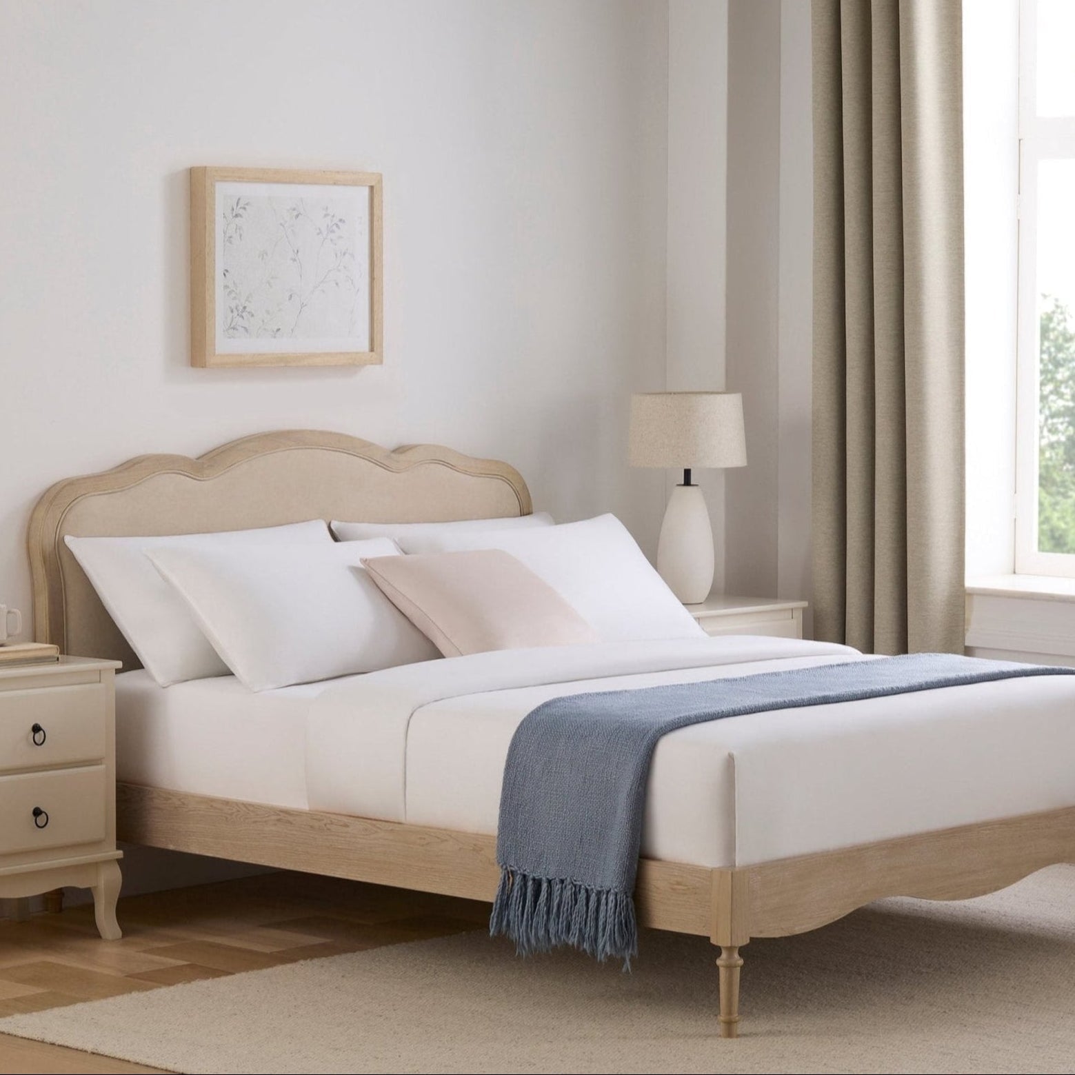 Versailles Bed Frame - Stone