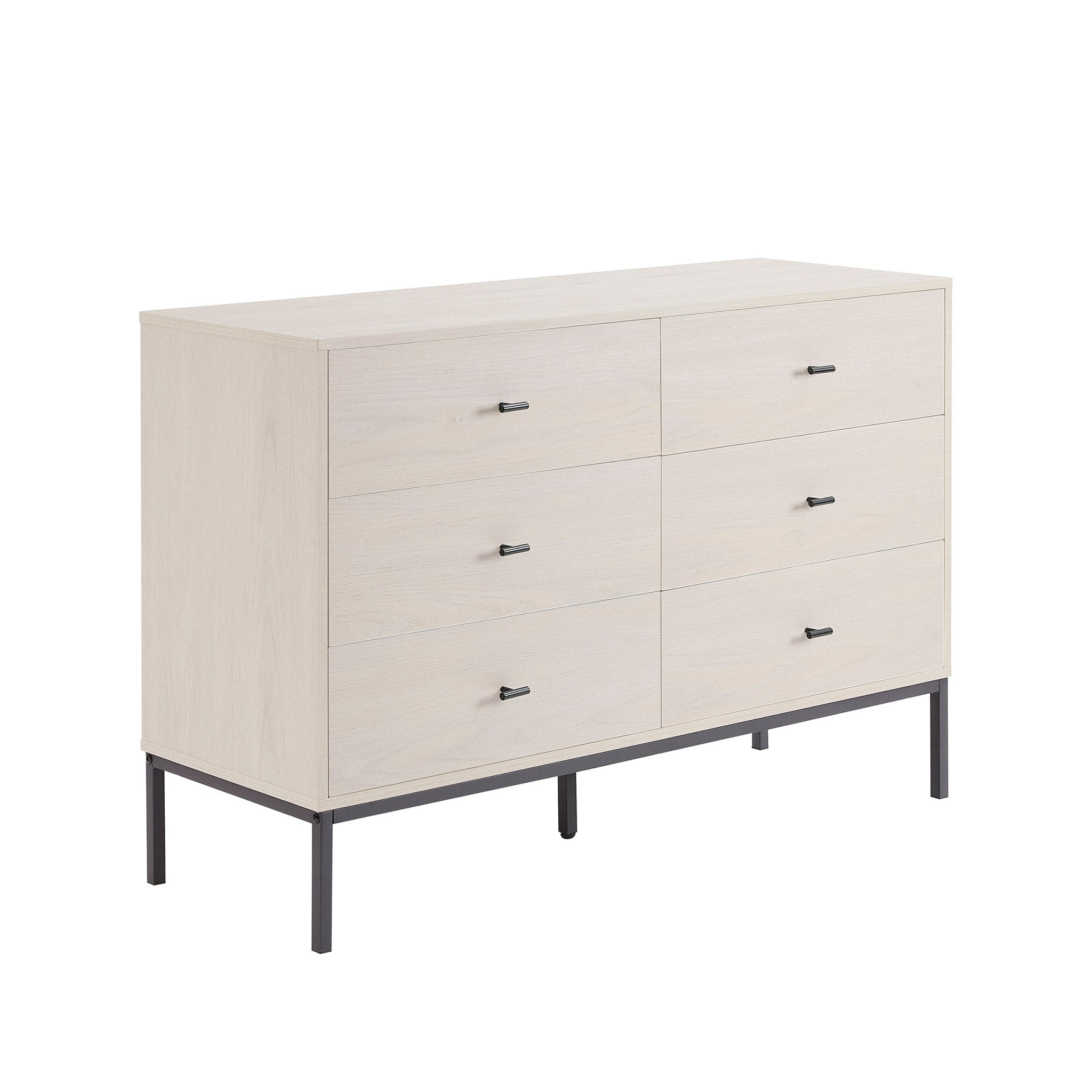 Willow 6 Drawer Chest - Light Wood
