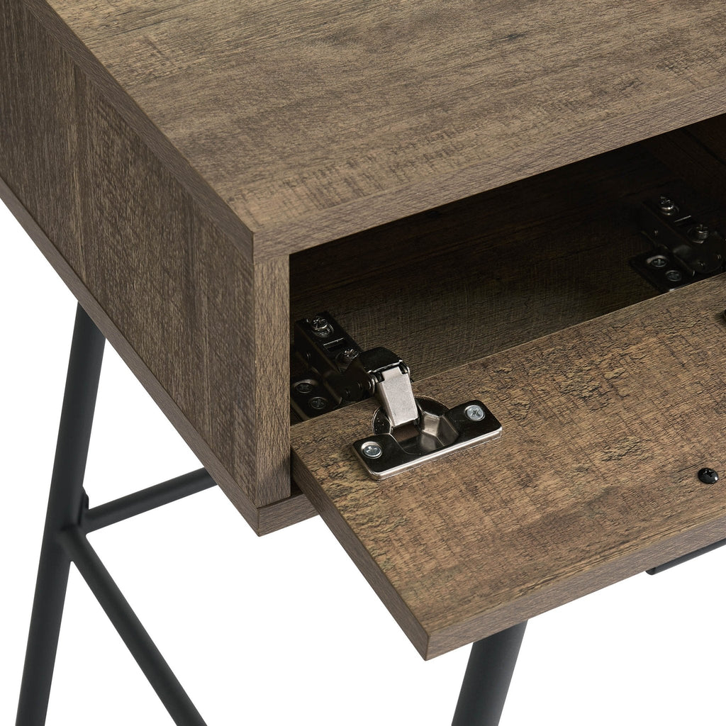 Willow Storage Dressing Table Console - Mango Wood