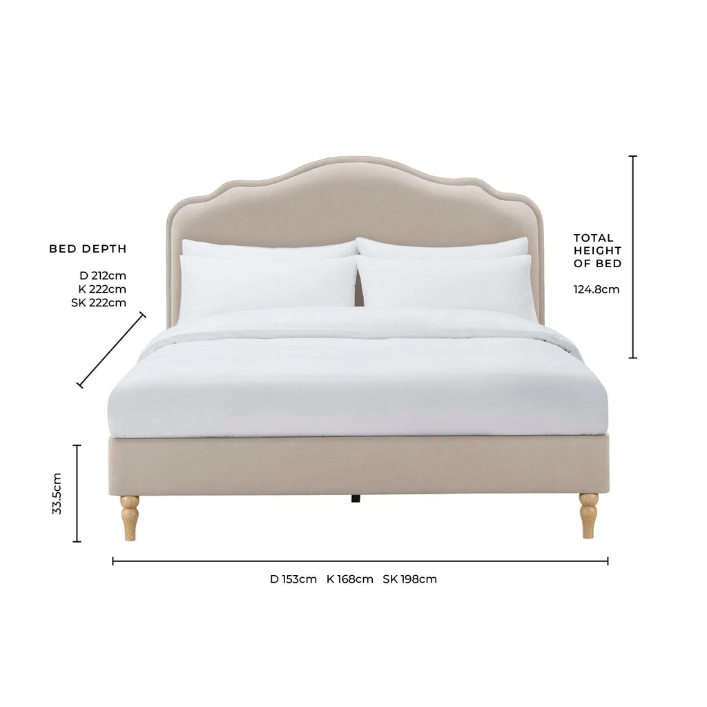 Wiltshire Bed Frame - Stone
