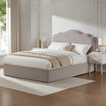 Wiltshire Chenille Ottoman Storage Bed - Light Grey