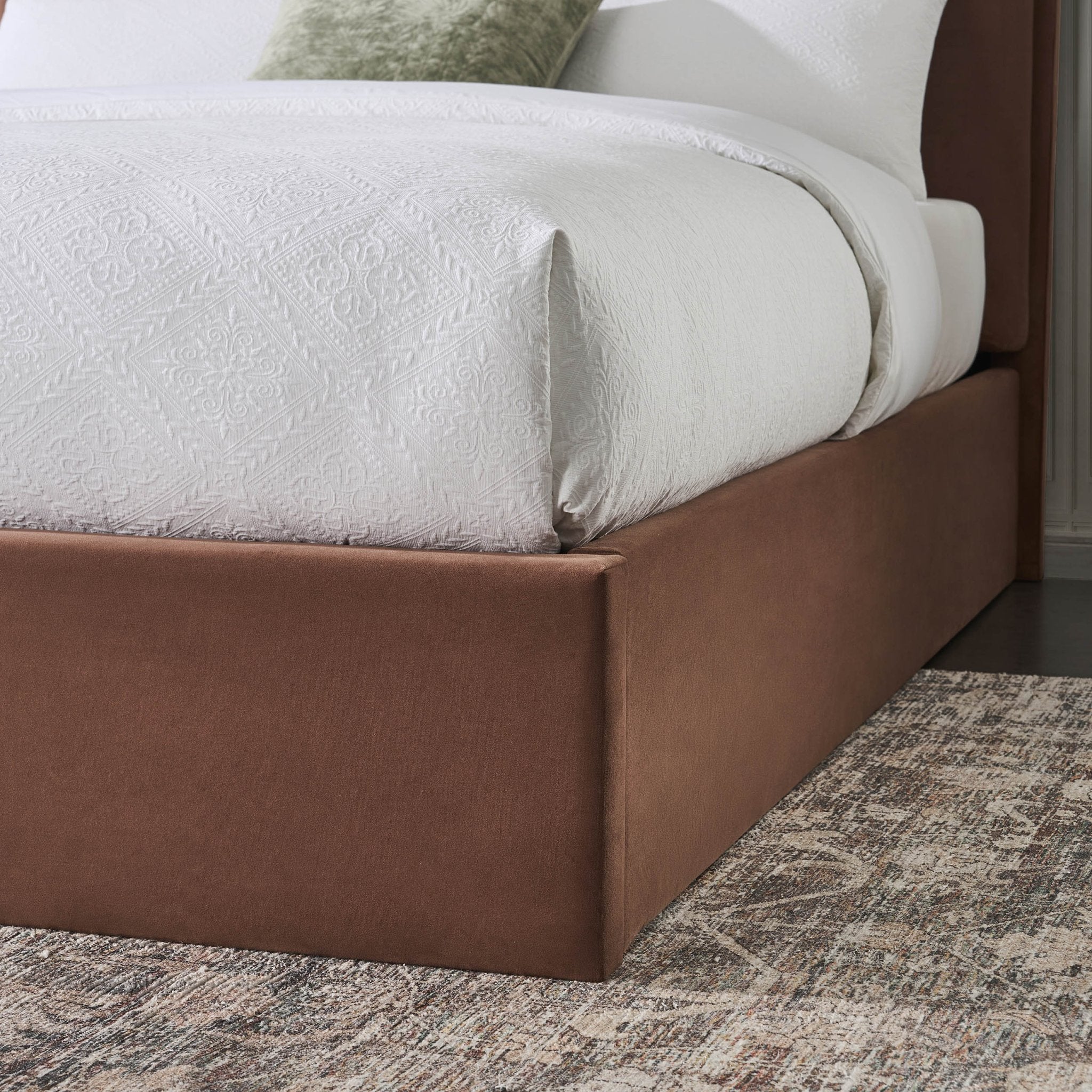 Wiltshire Ottoman Storage Bed - Mauve