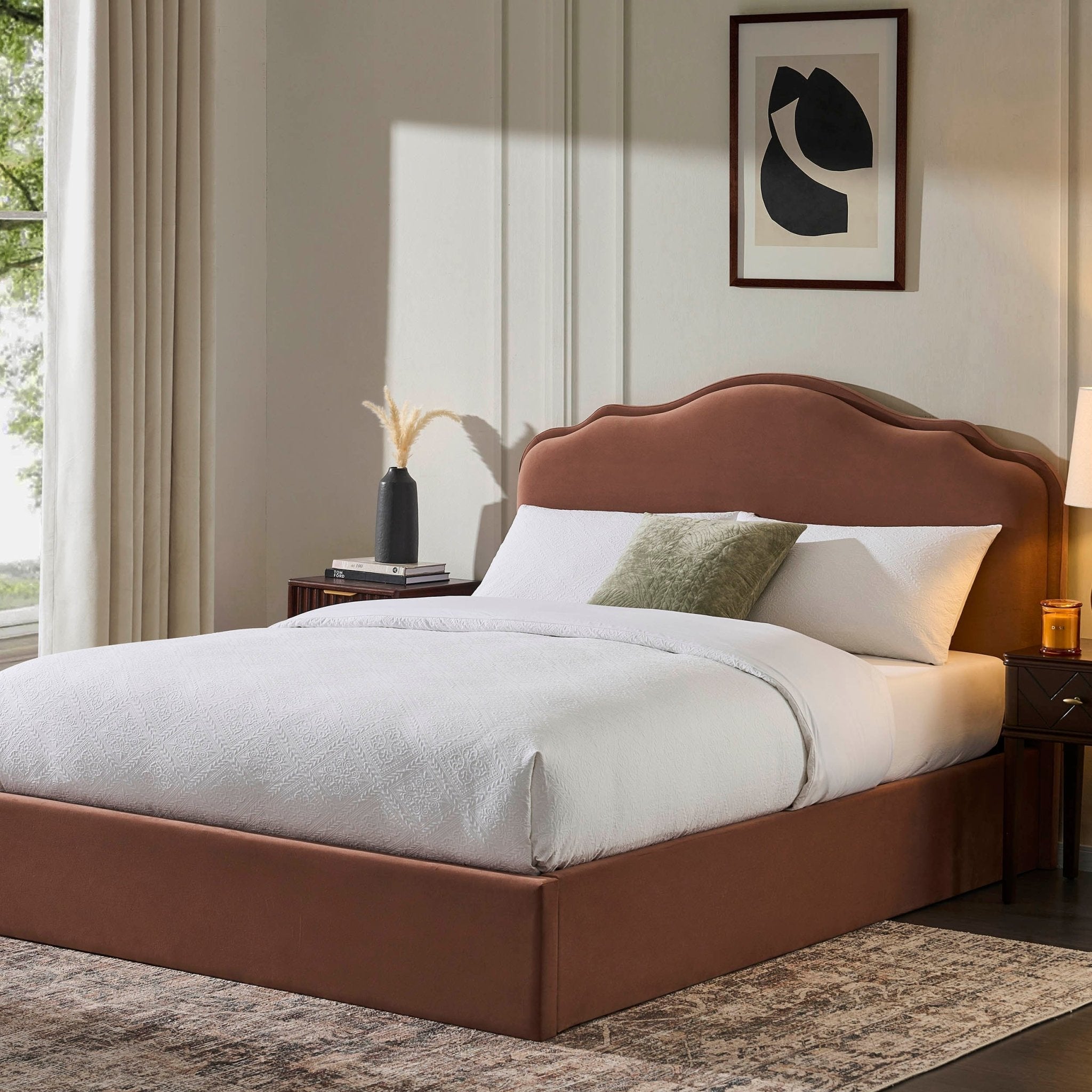 Wiltshire Ottoman Storage Bed - Mauve