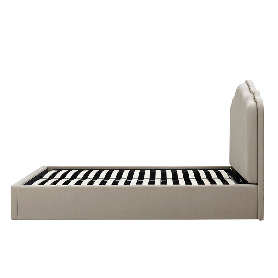Wiltshire Ottoman Storage Bed - Stone