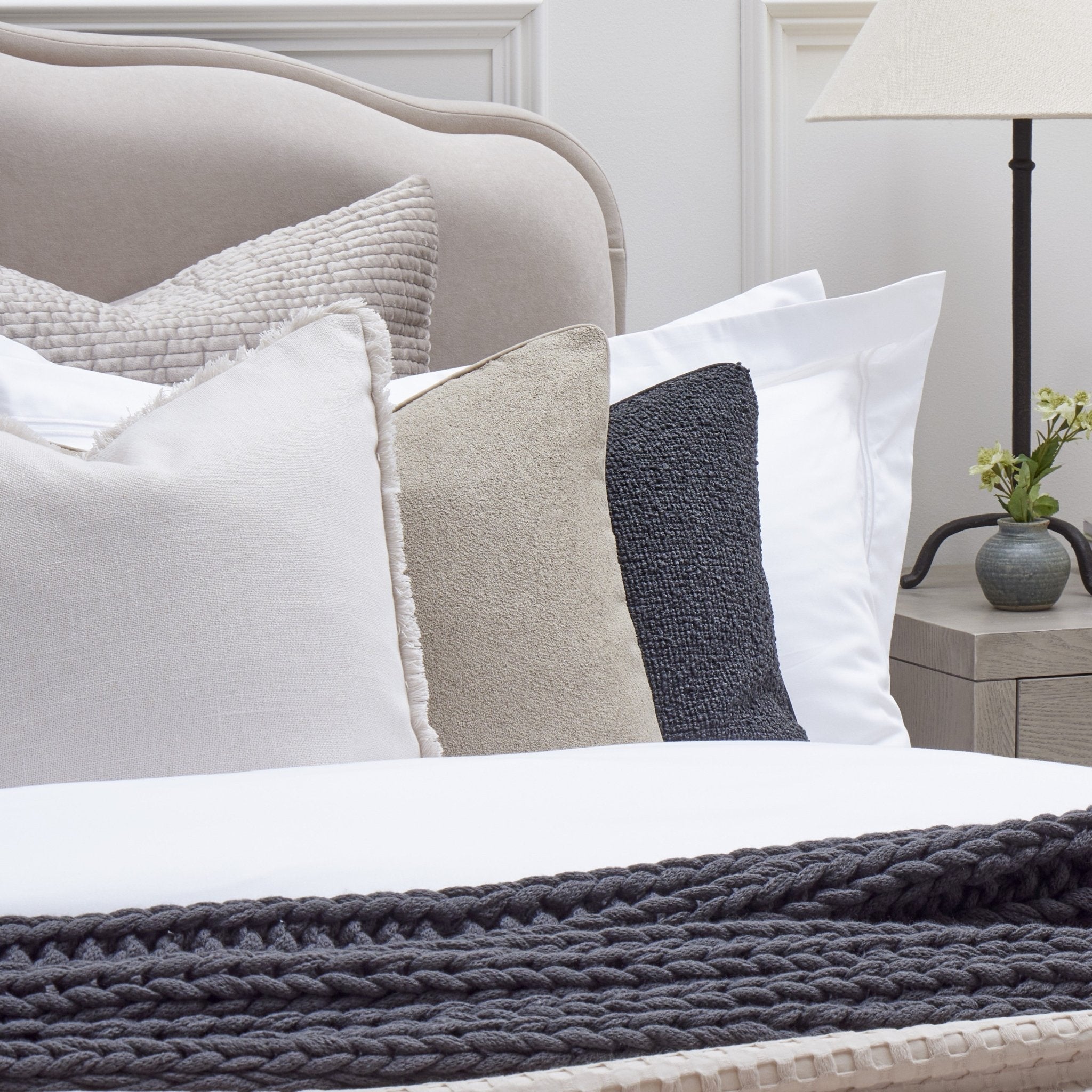 Wiltshire Ottoman Storage Bed - Stone