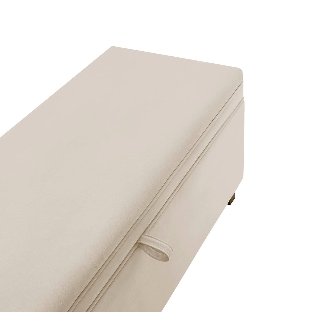 Windermere Storage Ottoman - Ecru