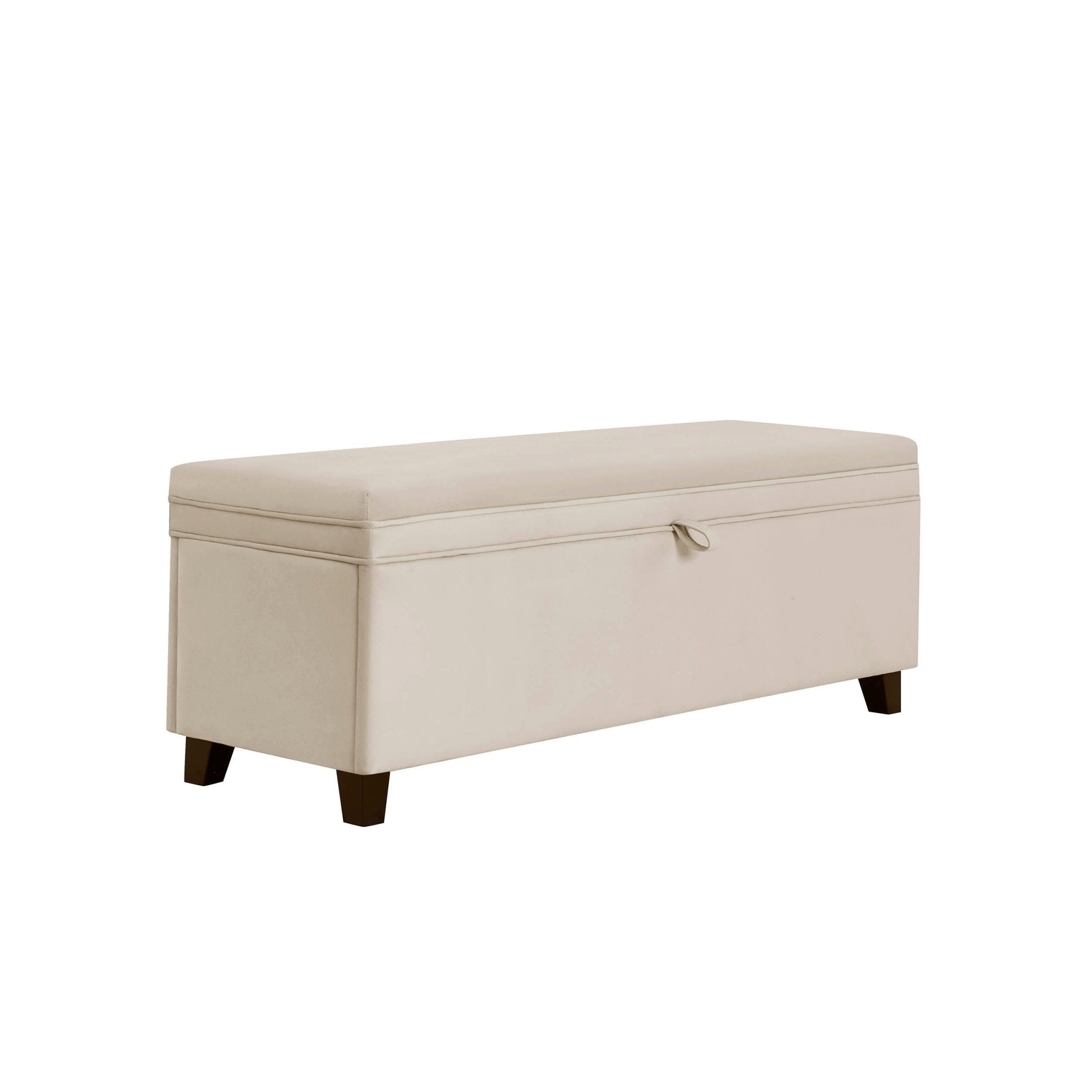 Windermere Storage Ottoman - Ecru