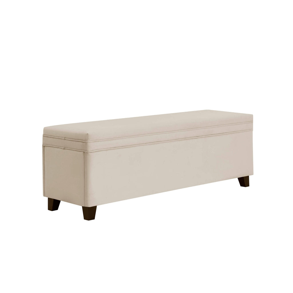 Windermere Storage Ottoman - Ecru