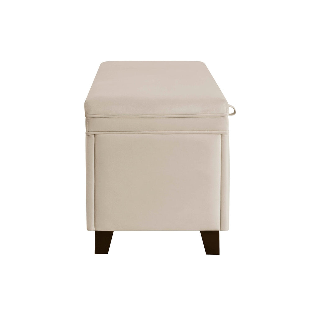 Windermere Storage Ottoman - Ecru