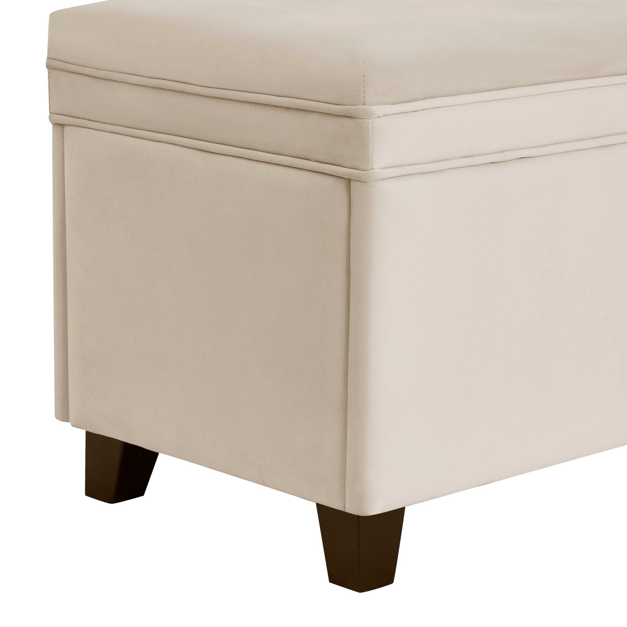 Windermere Storage Ottoman - Ecru