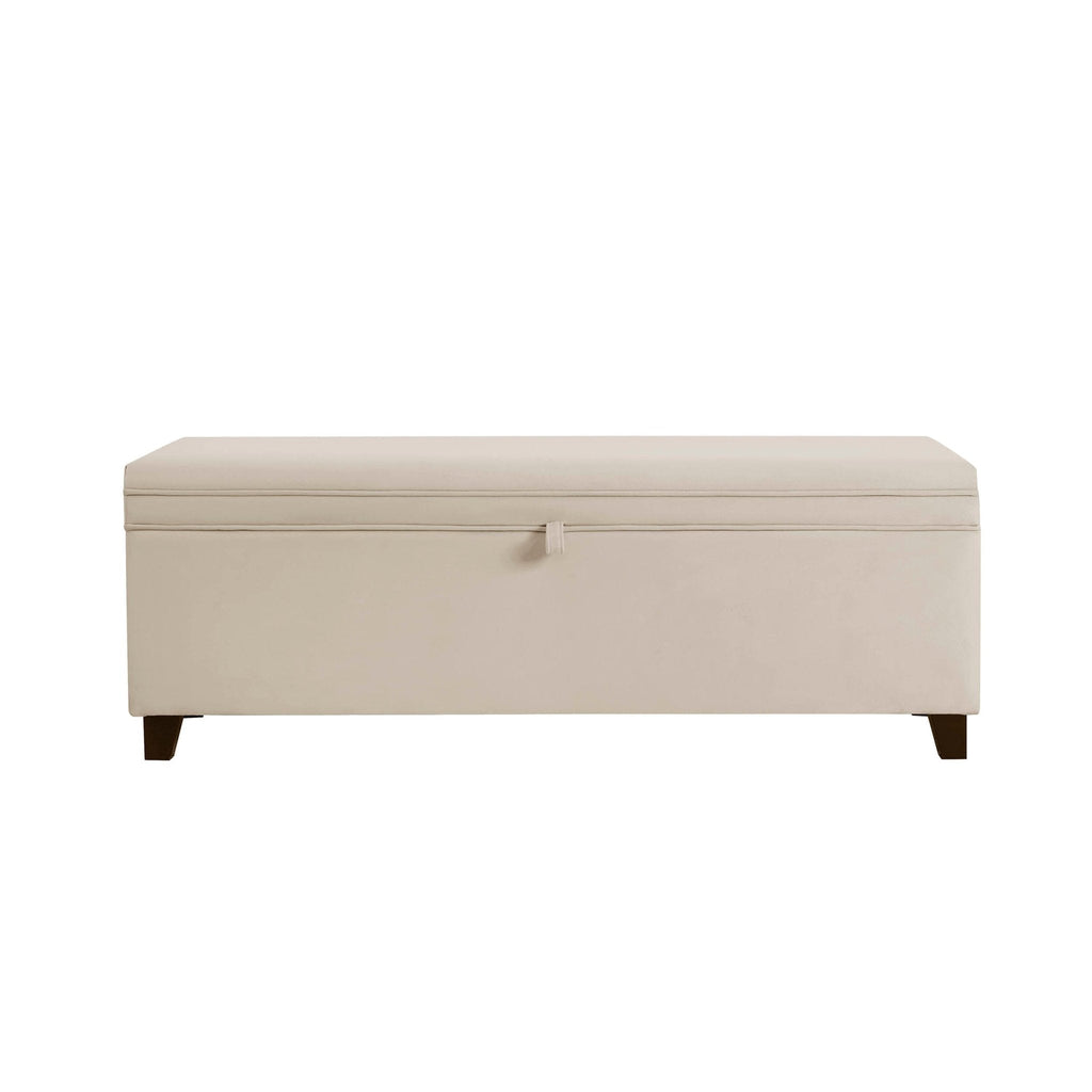 Windermere Storage Ottoman - Ecru