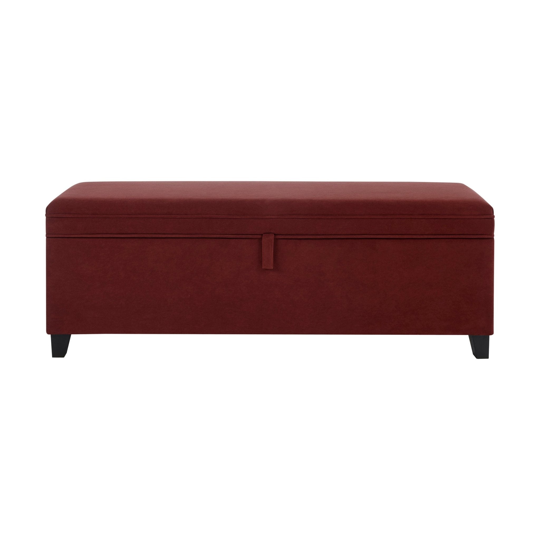 Windermere Storage Ottoman - Rust
