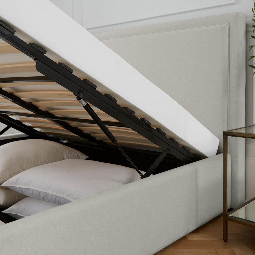 Windsor Ottoman Storage Bed - Natural