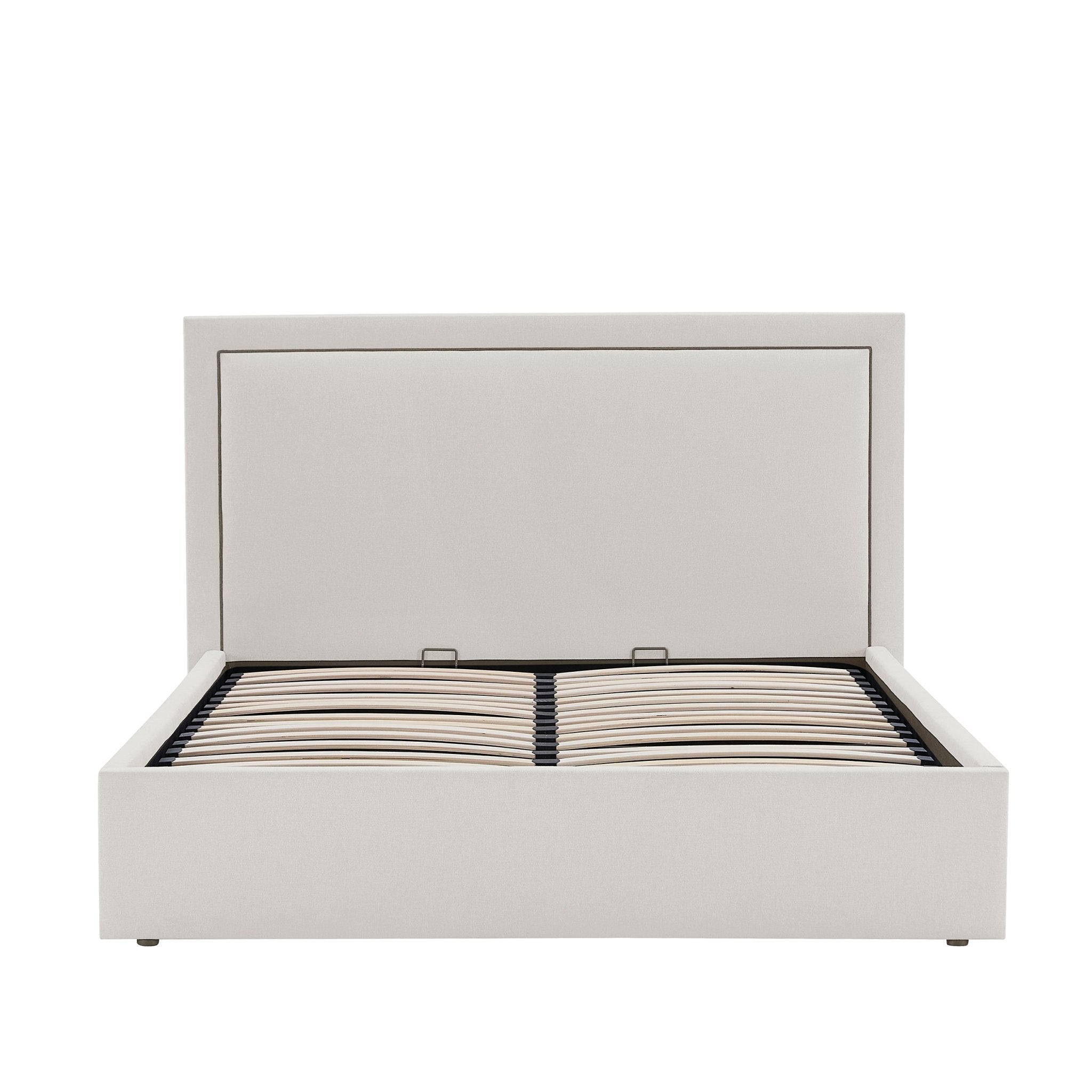 Windsor Ottoman Storage Bed - Natural/Black
