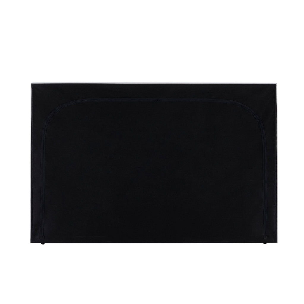 Windsor Ottoman Storage Bed - Natural/Black